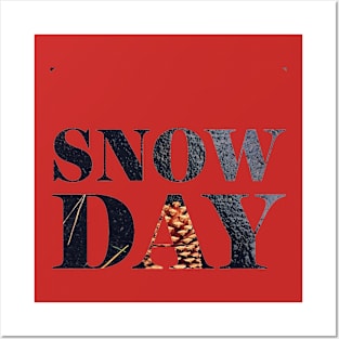 Christmas Snow Day Posters and Art